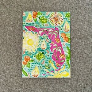 Colorful Florida Map Art Print